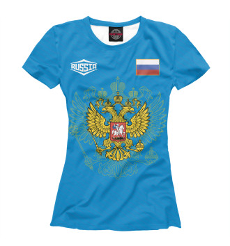 Футболка для девочек Россия | Герб и Флаг