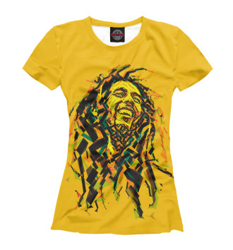 Женская Футболка Bob Marley арт