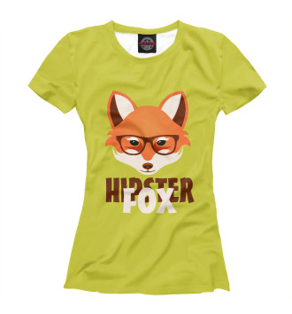 Футболка для девочек Hipster Fox