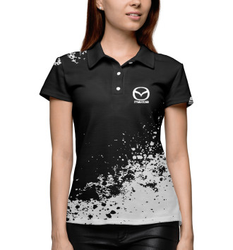 Женское Поло Mazda abstract sport uniform