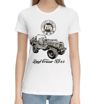 Хлопковая футболка Land Cruiser FJ40 4X4