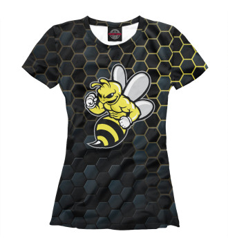 Футболка для девочек Мощная пчела