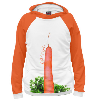 Мужское Худи Спелая морковь