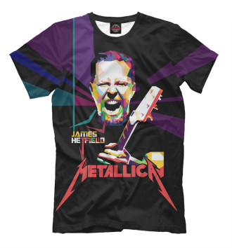 Мужская Футболка Metallica James Alan Hatfield