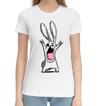 Хлопковая футболка Кролик Рок