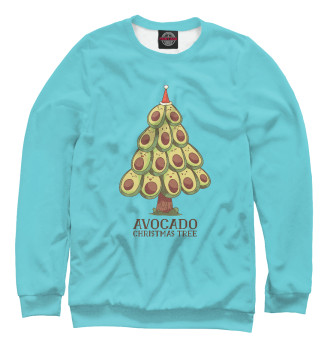 Свитшот Авокадо новогодняя ёлка