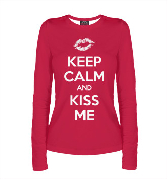 Лонгслив Keep calm and kiss me