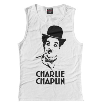 Майка для девочек Чарли Чаплин
