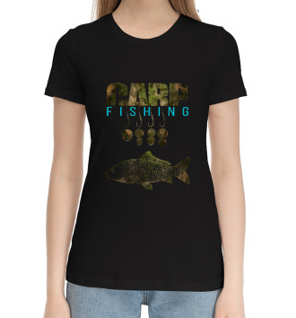 Хлопковая футболка Carp Fishing