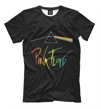 Футболка Pink Floyd радужный логотип