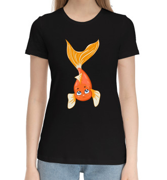 Хлопковая футболка Золотая рыбка