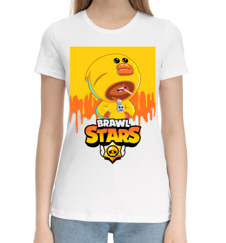 Женская Хлопковая футболка BRAWL STARS SALLY LEON.