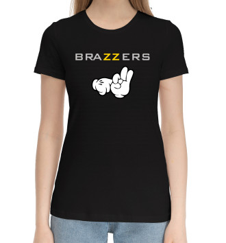 Хлопковая футболка Brazzers
