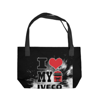 Пляжная сумка I love my IVECO