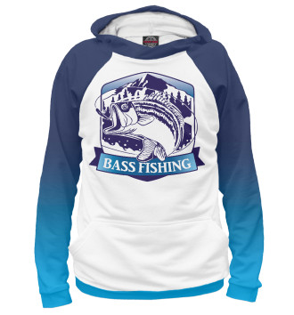Худи для мальчиков Bass fishing