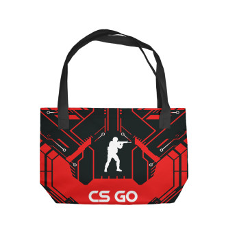 Пляжная сумка Сергей в стиле CS GO
