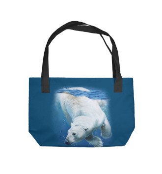 Пляжная сумка Белый медведь