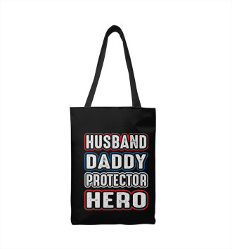Сумка-шоппер Husband Daddy Protector Hero