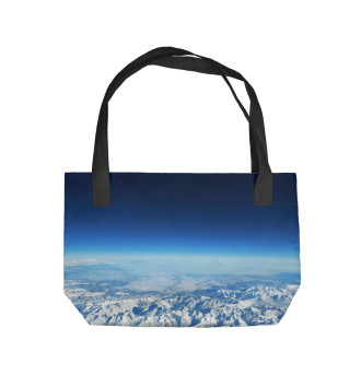 Пляжная сумка Горы из космоса