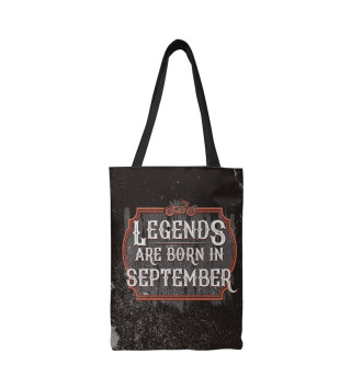 Сумка-шоппер Legends Are Born In September