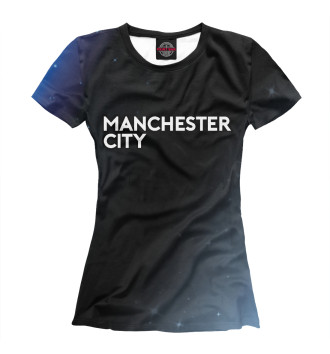 Женская Футболка Manchester City - Космос