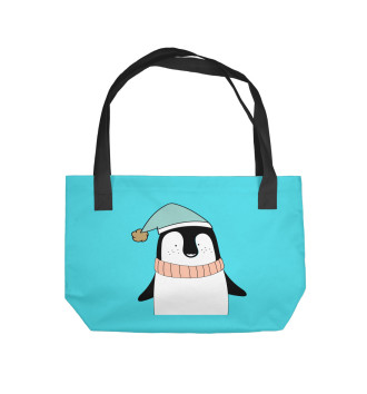 Пляжная сумка Милый пингвинчик