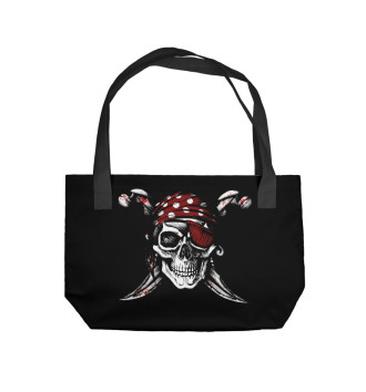 Пляжная сумка Череп-пират
