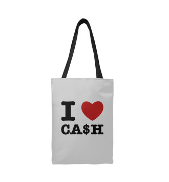 Сумка-шоппер I LOVE CASH