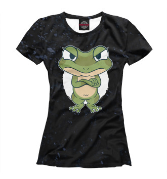 Футболка для девочек Angry Mad frog