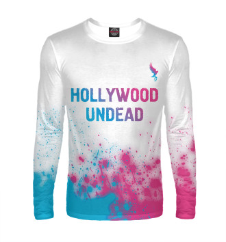 Лонгслив Hollywood Undead Neon Gradient (брызги)
