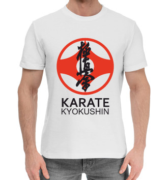 Мужская Хлопковая футболка Karate Kyokushin
