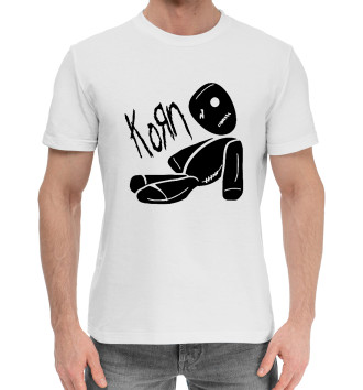 Мужская Хлопковая футболка Korn