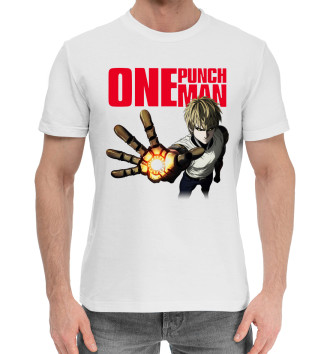 Мужская Хлопковая футболка One-Punch Man