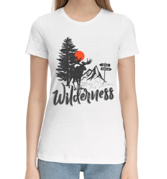 Хлопковая футболка Wilderness