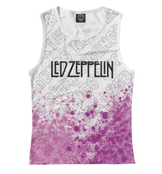 Майка для девочек Led Zeppelin Rock Legends (purple)