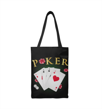 Сумка-шоппер Покер
