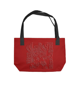 Пляжная сумка Ацтекский тотем
