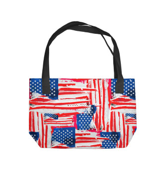 Пляжная сумка Флаг США Американский стиль