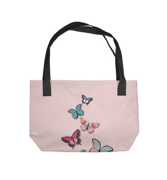 Пляжная сумка Стайка бабочек