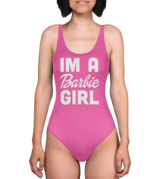 Купальник-боди IM A Barbie GIRL