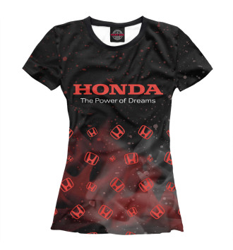 Женская Футболка Honda Dreams | Пламя