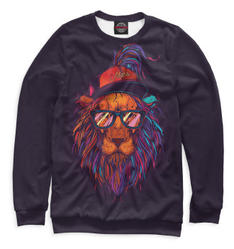 Свитшот Lion with glasses