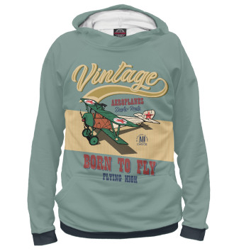 Худи для мальчиков Vintage Aeroplanes