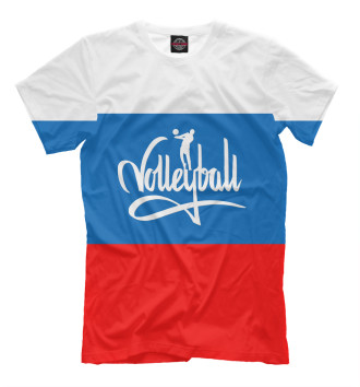 Футболка для мальчиков Волейбол Россия