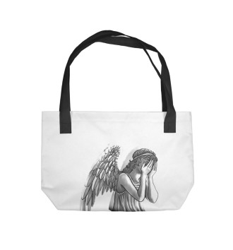 Пляжная сумка Плачущий ангел