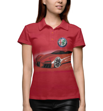 Женское Поло Alfa Romeo