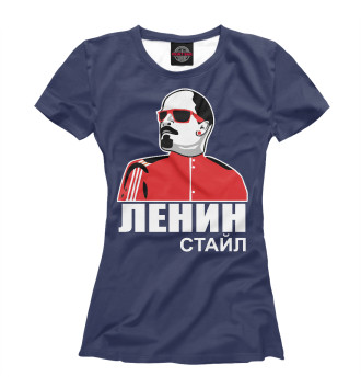 Футболка для девочек Ленин стайл