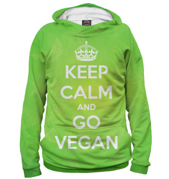 Худи Keep Calm And Go Vegan