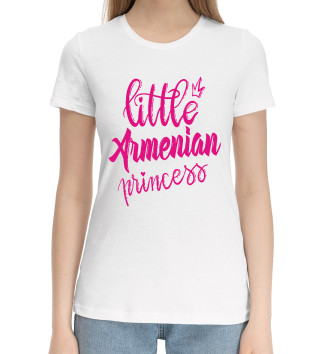Женская Хлопковая футболка Армянская принцесса