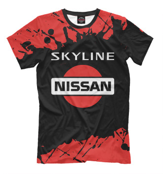 Футболка Nissan Skyline - Брызги